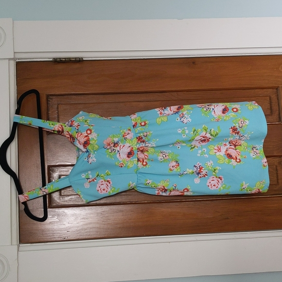 No Boundaries Dresses & Skirts - No Boundaries Sweetheart Floral Sundress